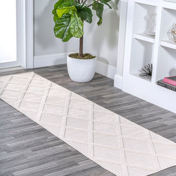 Salines Diamond Trellis Indoor/outdoor Area Rug